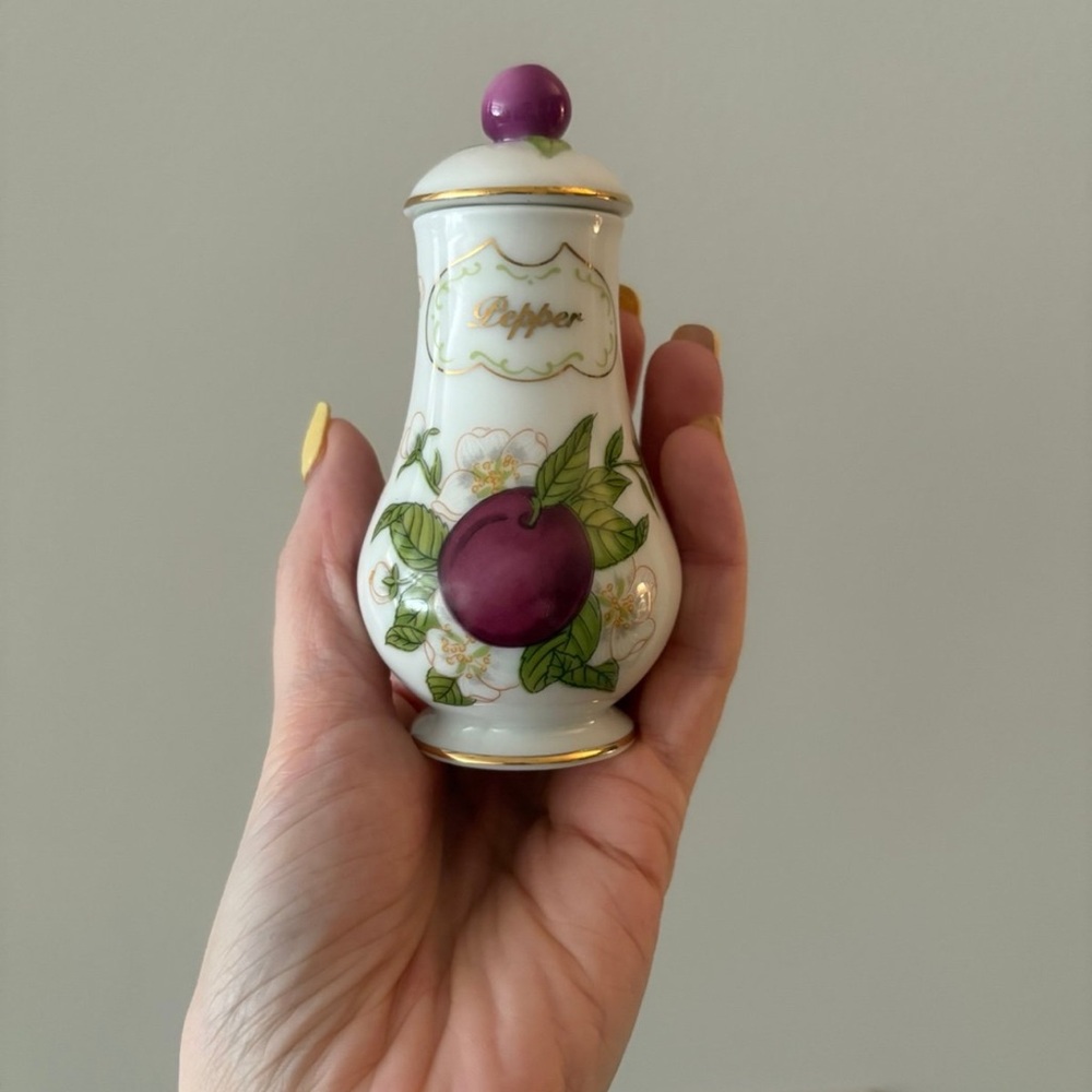Set of Six Lenox Spice Jars